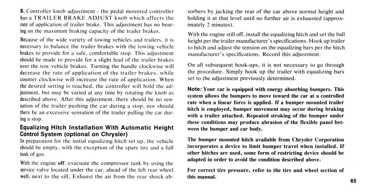 1976 Chrysler Owners Manual Page 59